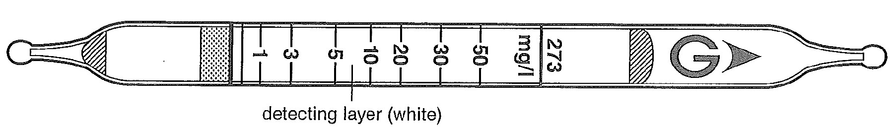 Индикаторные трубки GASTEC 273 Cromium (VI) Ion 0,5 - 50 мг/л (4,5) уп.= 10