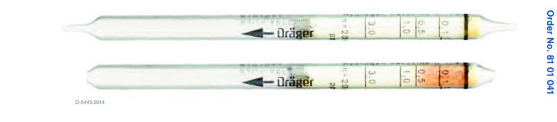 Индикаторные трубки Dräger Hydrogen Peroxide 0.1/a 0,1..3 ppm
