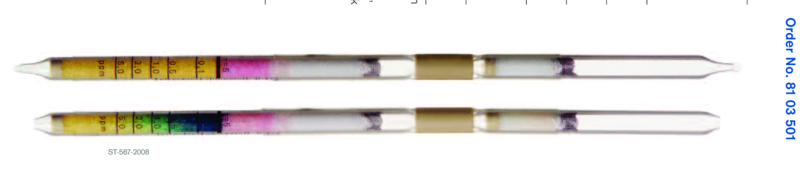 Индикаторные трубки Dräger Carbon Tetrachloride 0.1/a 0,1..5 ppm