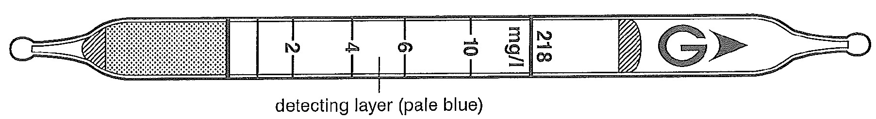   GASTEC 218 Ozone 1 - 10 / (4,5) .= 10