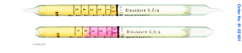   Dräger Hydrocyanic Acid 0.5/a 0,5..50ppm