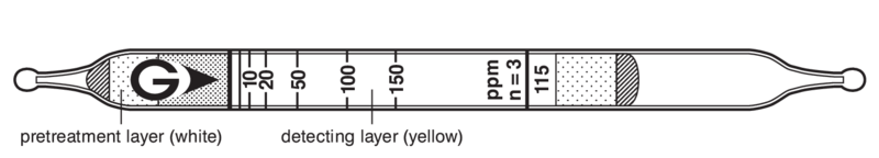   GASTEC 115 2-Butanol  (5)..150ppm