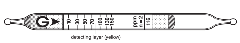   GASTEC 116 Isobutyl Alcohol  4..150ppm