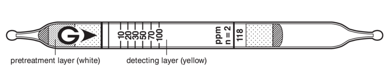   GASTEC 118 Cyclohexanol  (5)..100ppm