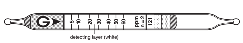   GASTEC 121 Benzene  2,5..120ppm