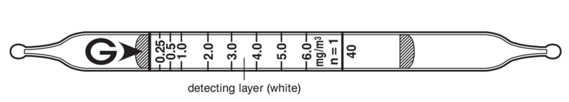   GASTEC 40 Mercury Vapour  0,05..13,2/³