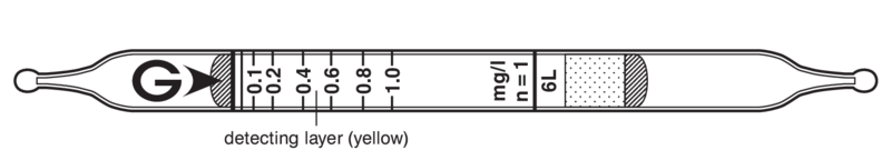   GASTEC 6L Water Vapour  (0,05)..2/