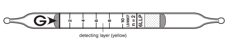   GASTEC 6LLP Water Vapour  2..10LB/MMCF