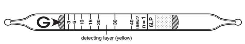   GASTEC 6LP Water Vapour  3..100LB/MMCF