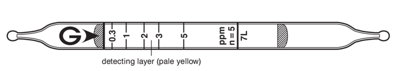   GASTEC 7L Phosphine  0,15..5ppm
