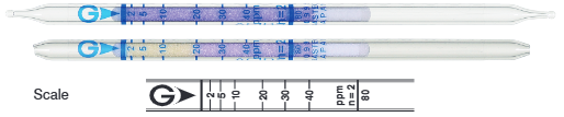   GASTEC 80 Acid Gases   1- 80 ppm (4,5) .= 10